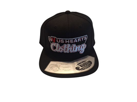 NVUS HEARTS Snapback oversized 3d embroidered patch