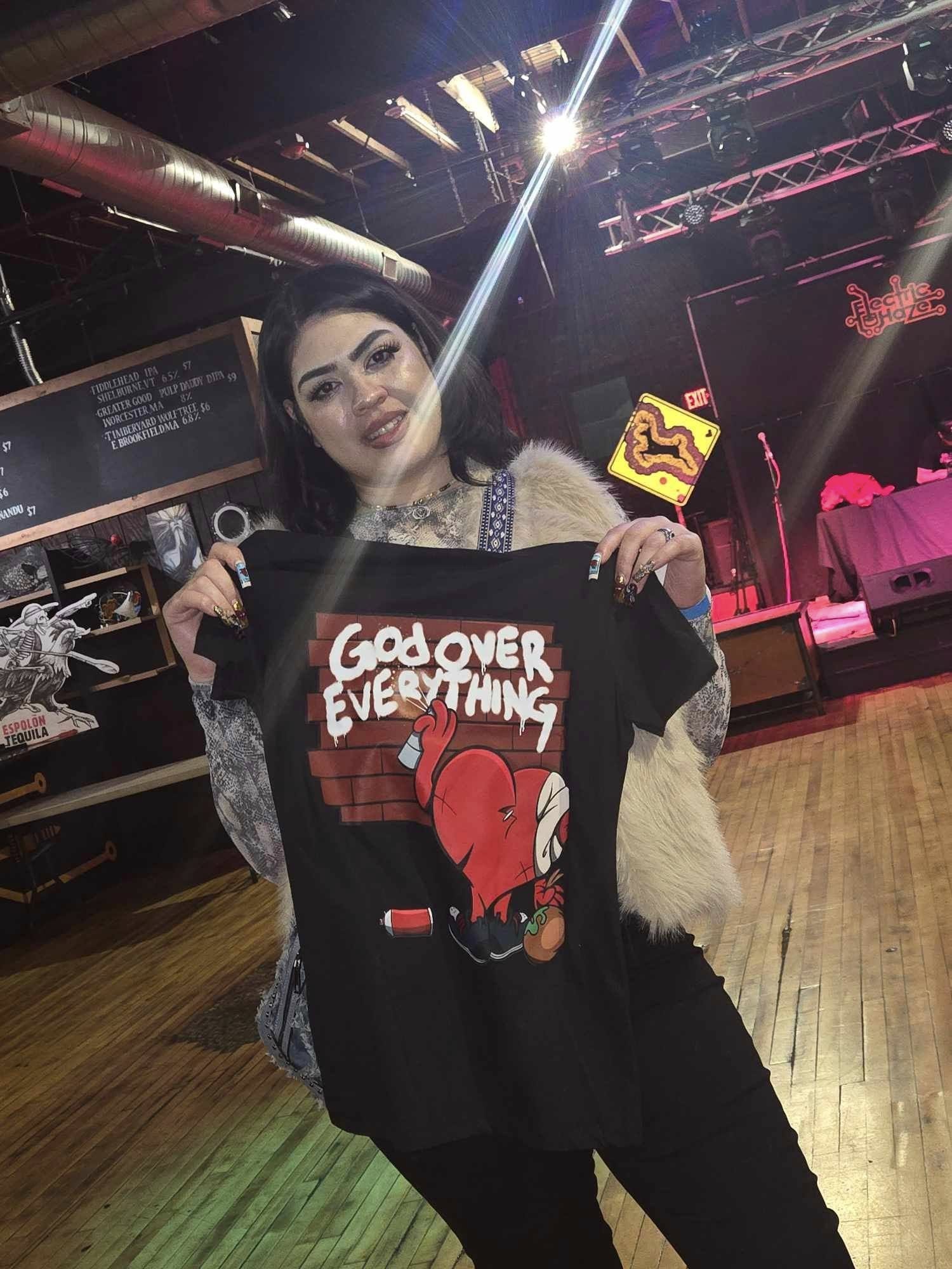 NVUS Hearts community member in studio